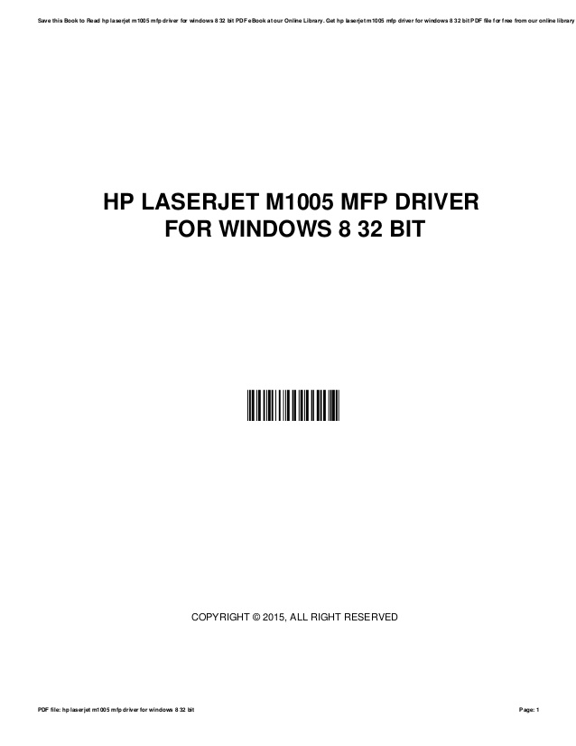 Driver For Hp Laserjet M1522nf Mfp Windows 7